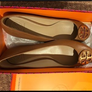 Tory Burch Claire Ballet Leather Flats size 8.5